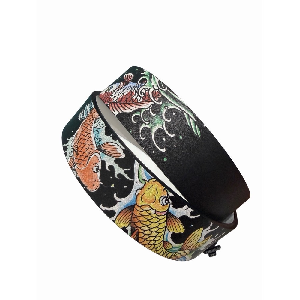 Ed Hardy Mens Skull Fish Reversible Belt Size 32 NWT